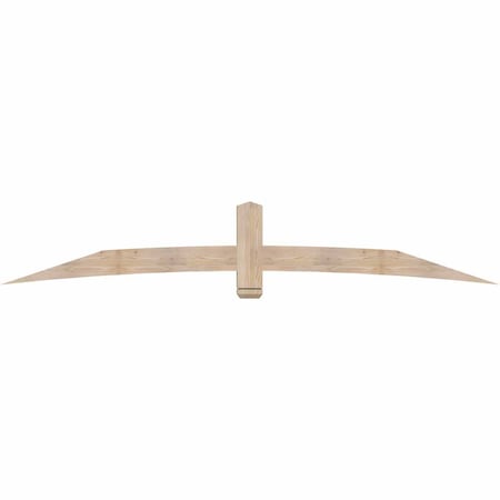 Ekena Millwork Bellingham Smooth Timber Gable Bracket, Douglas Fir, 108"W x 18"H x 3 1/2"D x 5 1/2"F, 4/12 Pitch GBW108X18X0406BEL00SDF